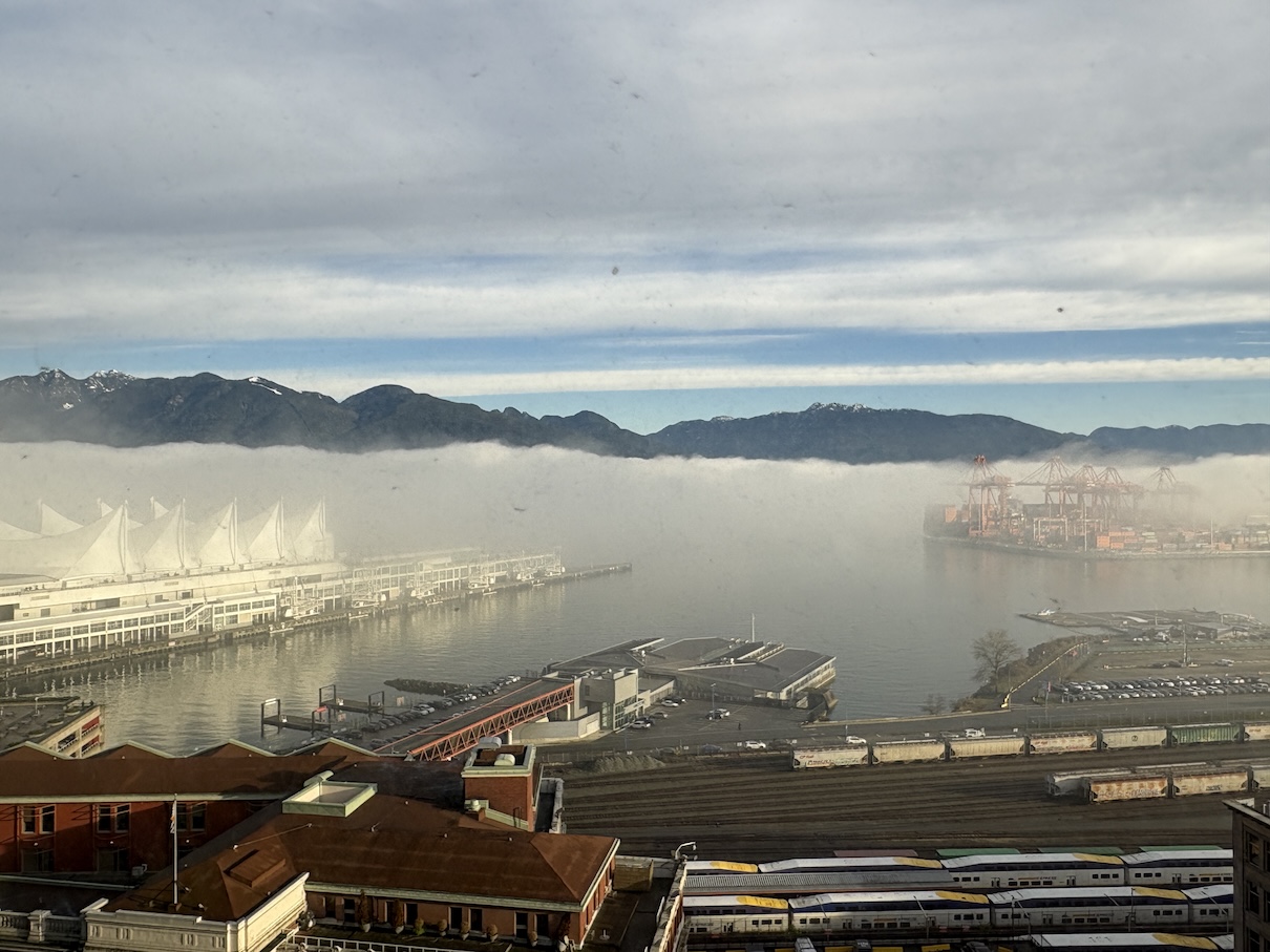 Vancouver harbour from the office